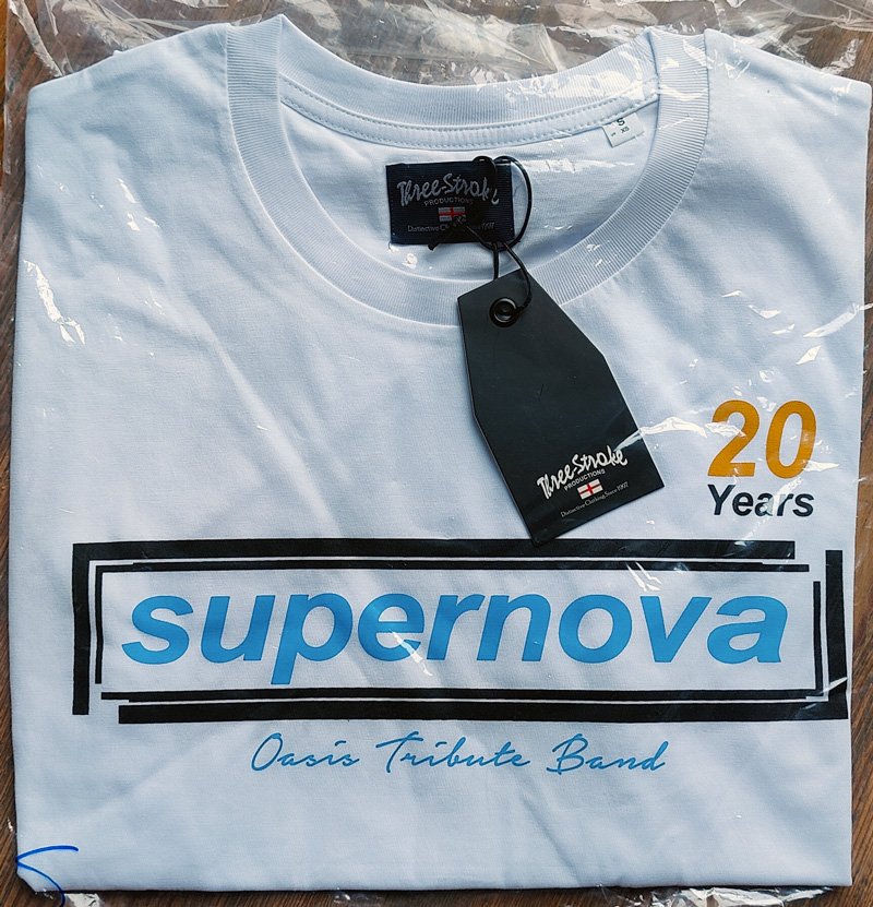 T-shirt Supernova - White